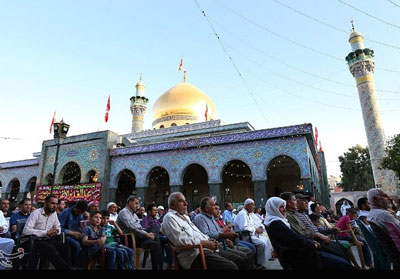 مراسم جشن پیروزی انقلاب در حرم حضرت زینب(س) +فیلم