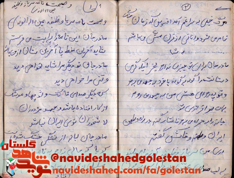 مجموعه اشعار شهید عین الله الوندی