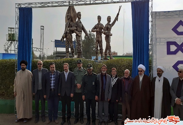 رونمایی المان مقاومت در شاهرود