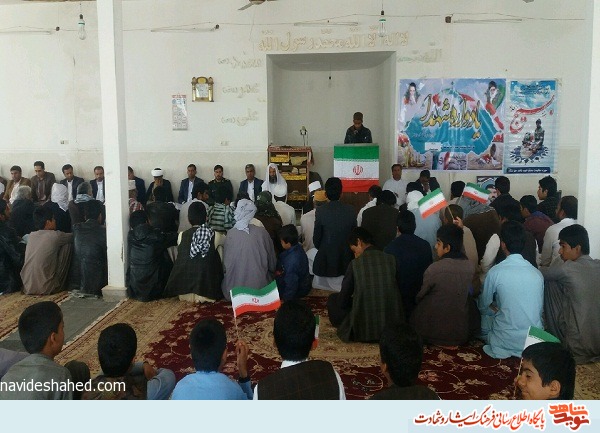 برگزاری یادواره شهدای بخش مرکزی روستای کوران