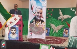 برگزاری سومین یادواره «لاله های روشن» در شهرستان سراوان
