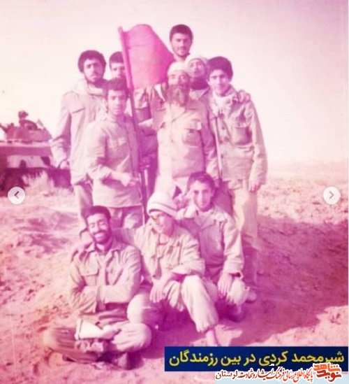 رزمنده ای که با آوردن نام امام زمان (عج) صلوات می فرستاد