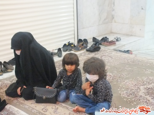 مراسم جزء خوانی در گلزار شهدای قم