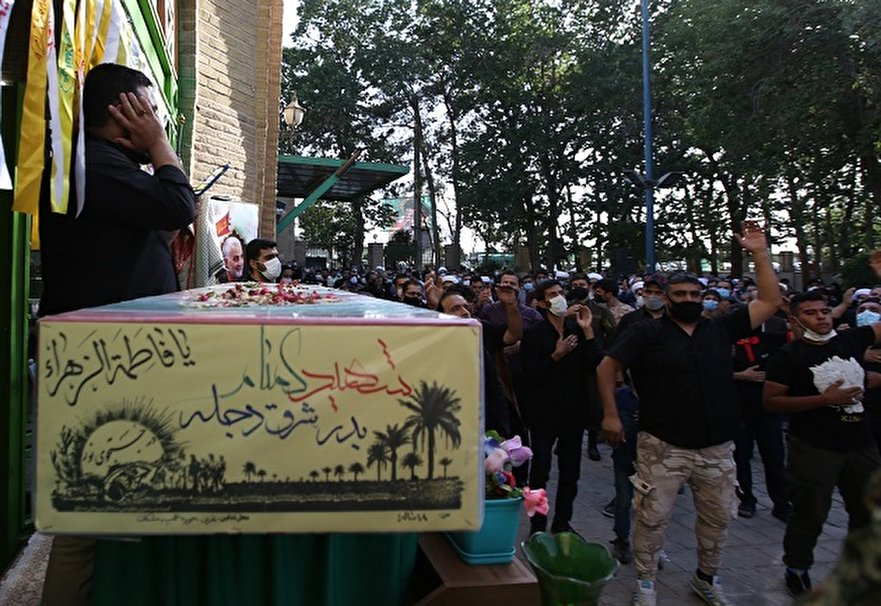 تصاویری از آئین تشییع پیکر مطهر شهید گمنام در پلائین تصاویری از آئین تشییع پیکر مطهر شهید گمنام در پلائین