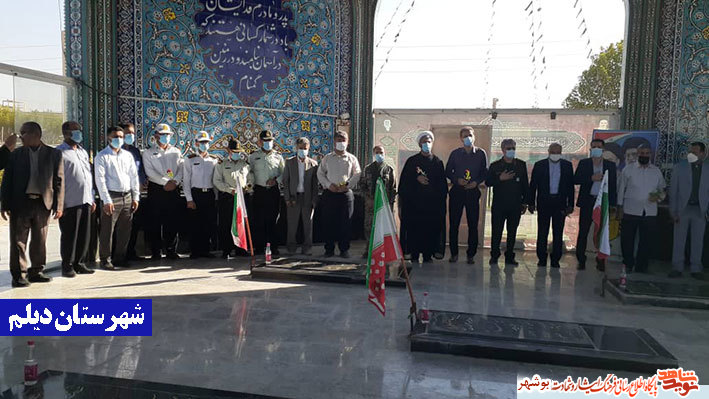 گزارش تصویر|مراسم عطر افشانی گلزار شهدا در سراسر استان بوشهر