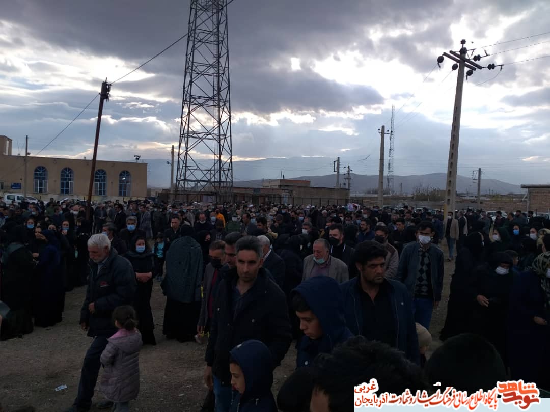 گزارش تصویری/ تشییع و خاکسپاری شهید علی سلطانپور در ماکو