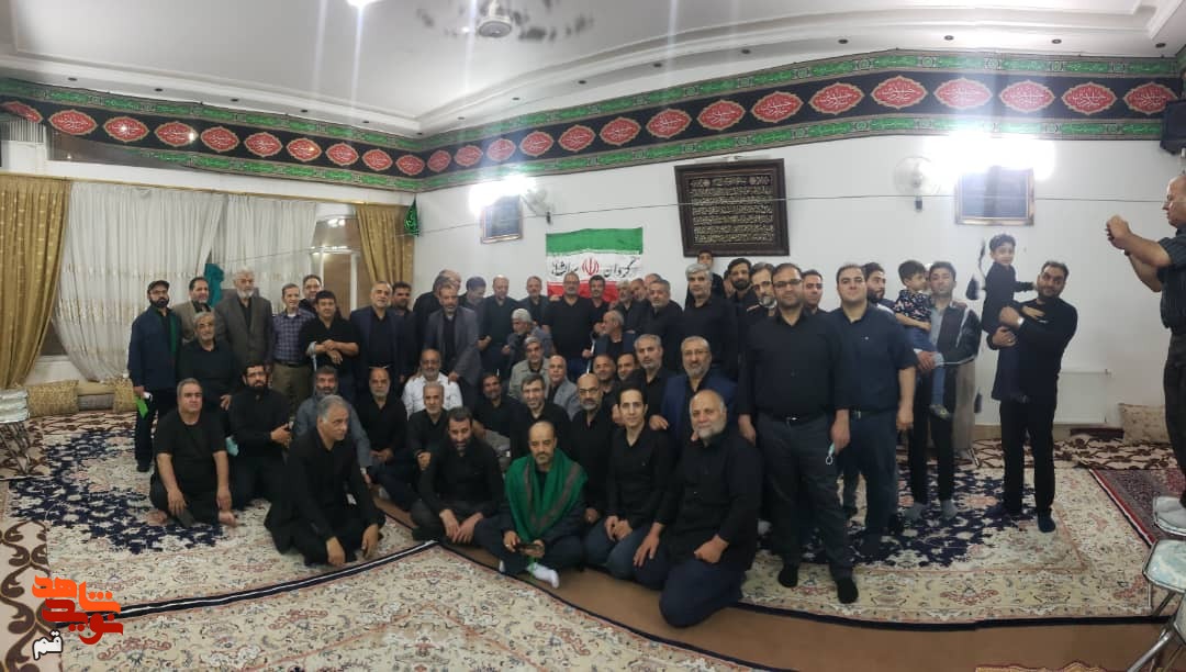 دیدار رئیس منطقه یک بنیاد شهید و امور ایثارگران قم از جانباز «حسین آقا یزدانی»