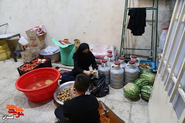 گزارش تصویری| خدمات رسانی به زائران حسینی در همدان ۱