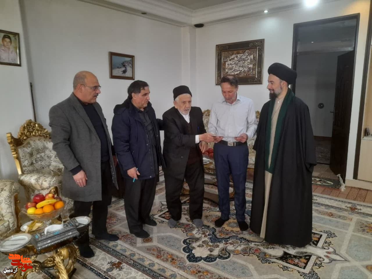 دیدار نماینده ولی فقیه در بنیاد شهید و امور ایثارگران استان اردبیل با جانبازان اهل تسنن شهرستان نمین