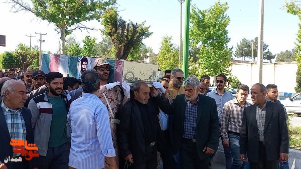 بازگشت افتخار آفرین شهید «احمد ظفری» به زادگاهش