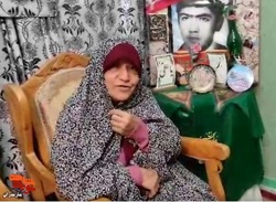 کلیپ / شعر خوانی مادر شهید قاسم قدیری