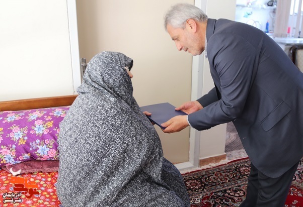 دیدار سلمانی با 6 عضو جامعۀ ایثارگری در مرند + تصاویر