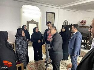 دیدار مدیرکل بنیاد مازندران با سه جانباز در بابلسر