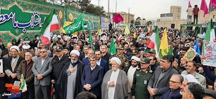 گزارش تصویری/ اجتماع باشکوه نهم دی در سمنان؛ نمایش بصیرت و وحدت امت