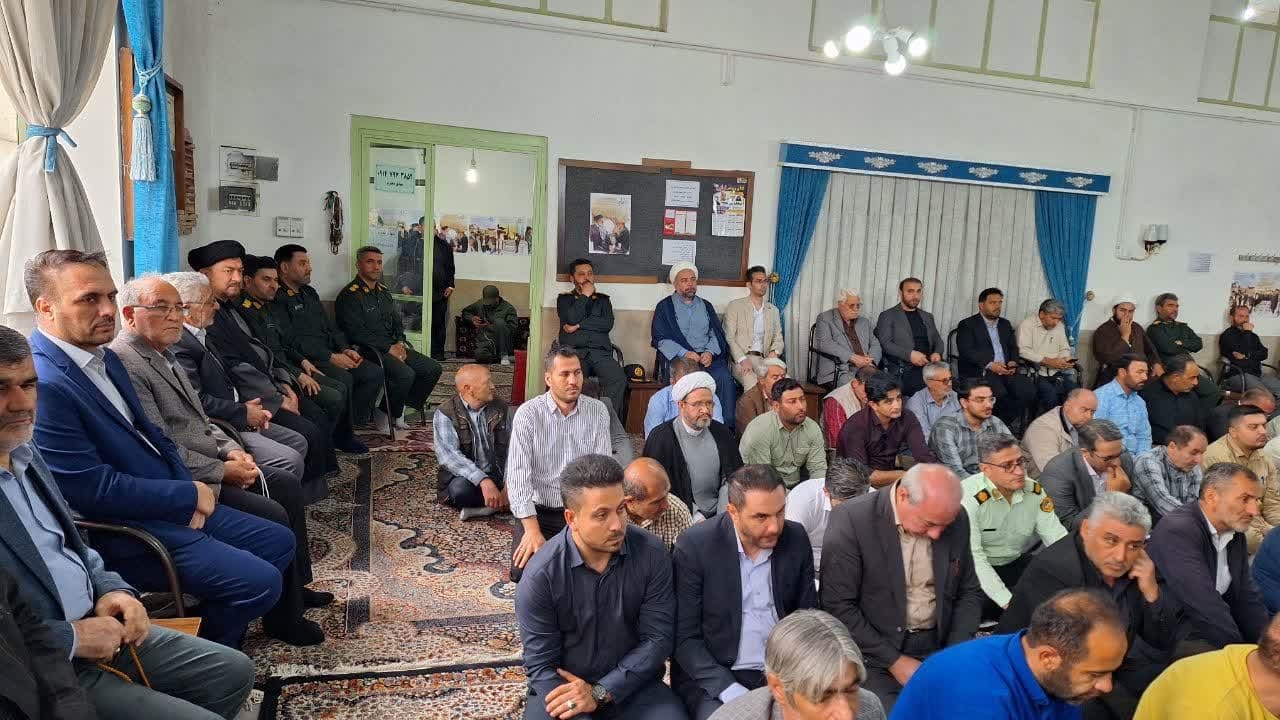برگزاری اولین سالگرد شهادت شهدای معظم خدمت در شهرستان نقده