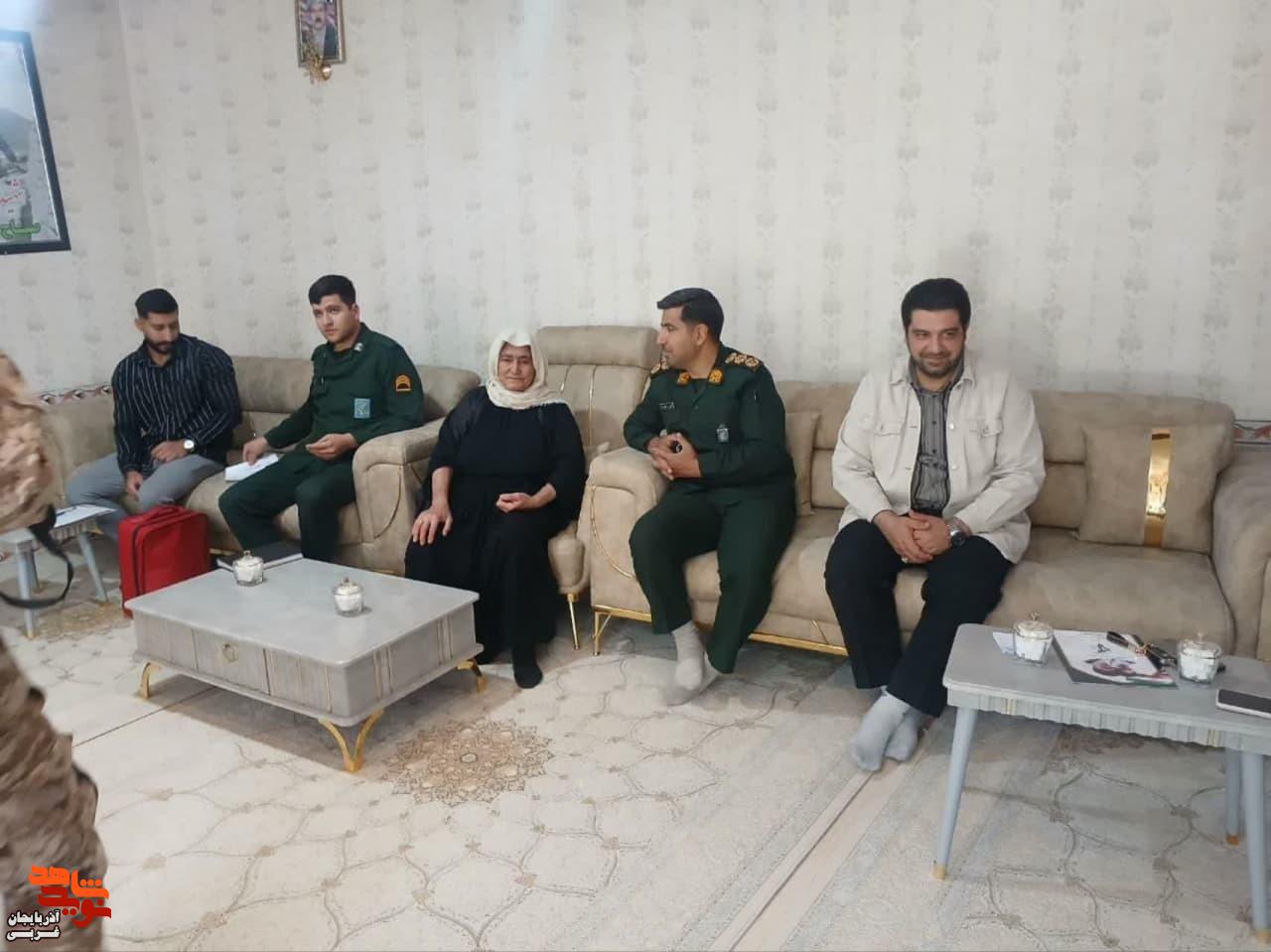 دیدار با خانواده معظم شاهد و ایثارگر در شهرستان اشنویه
