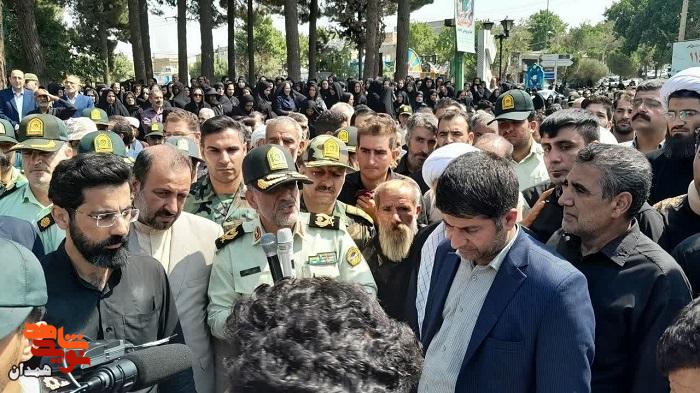 گزارش تصویری| تشییع شهید امنیت «محمد بایر»