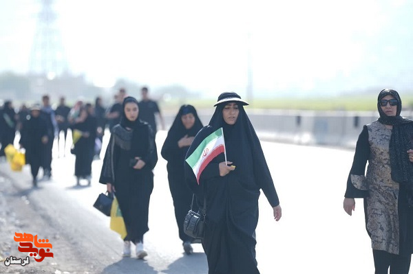 پیاده روی اربعین با یاد شهدای اقتدار در خرم آباد برگزار شد