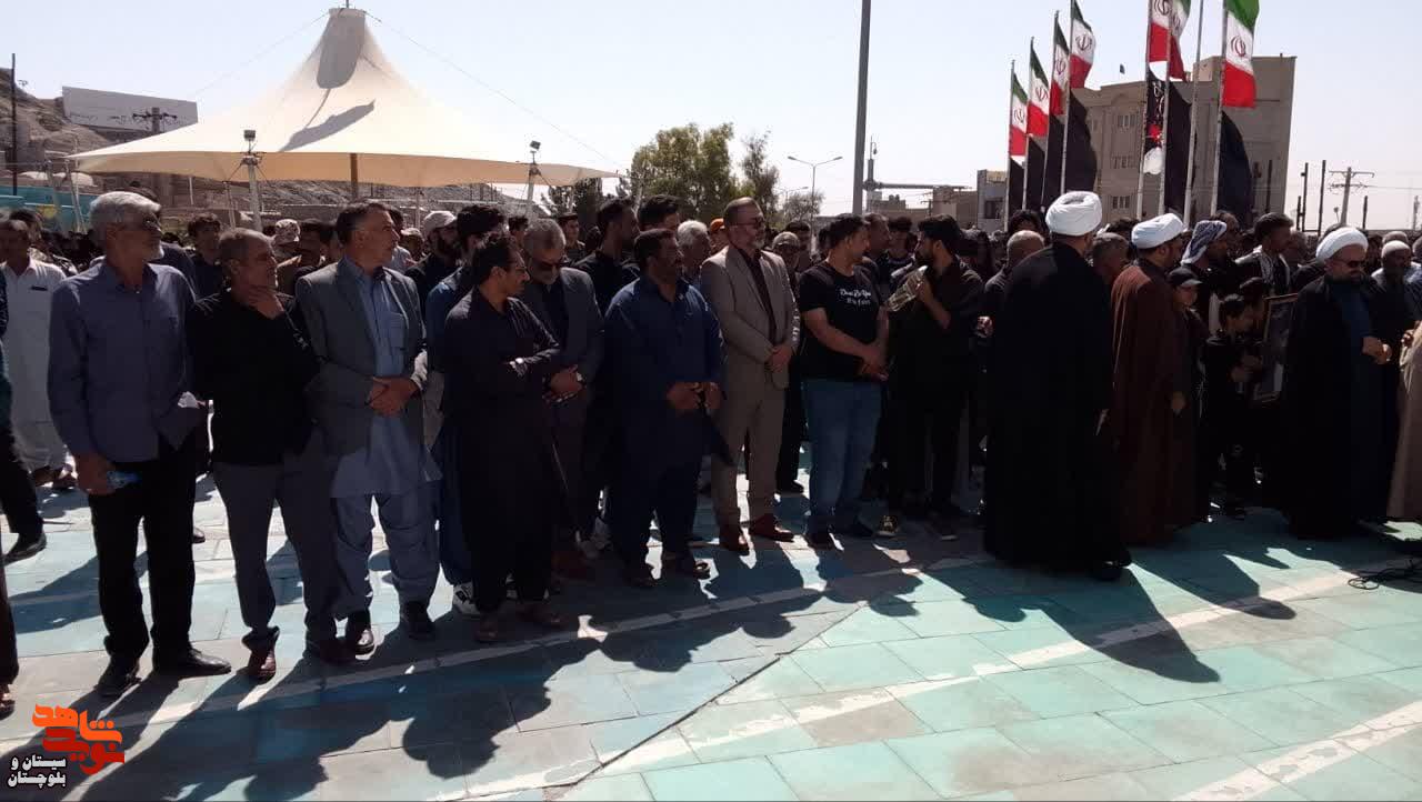 پیکر شهید«جواد کریم‌کُشته» در زاهدان تشییع شد