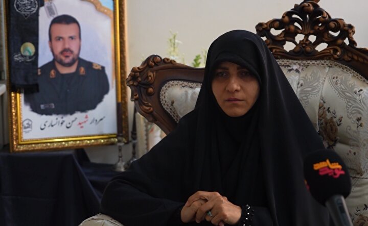 عاشقانه های همسر شهید در سخت ترین روزهای جنگ 12 روزه