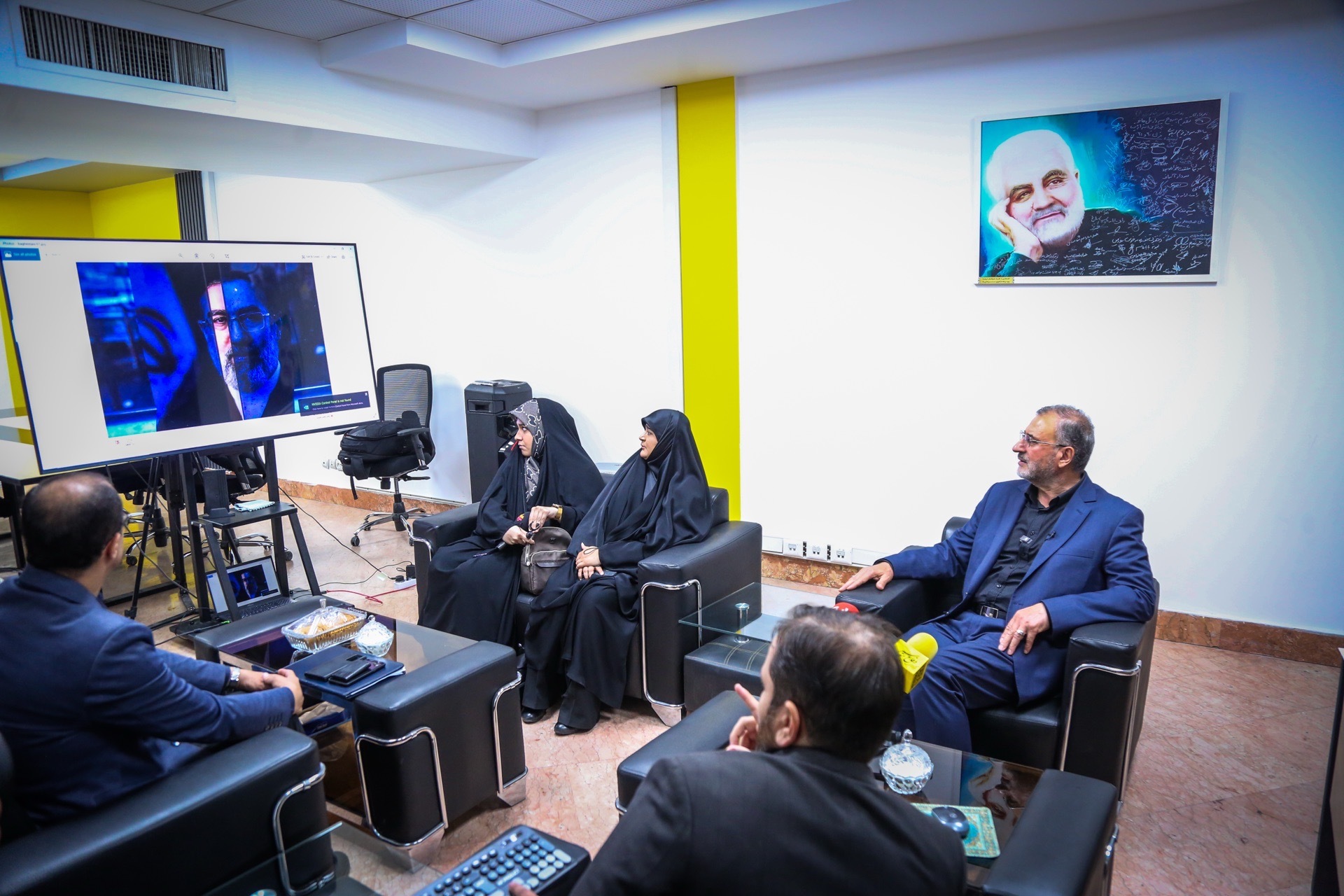 کلیپ/ حضور معاون فرهنگی بنیاد شهید در خبرگزاری دفاع مقدس