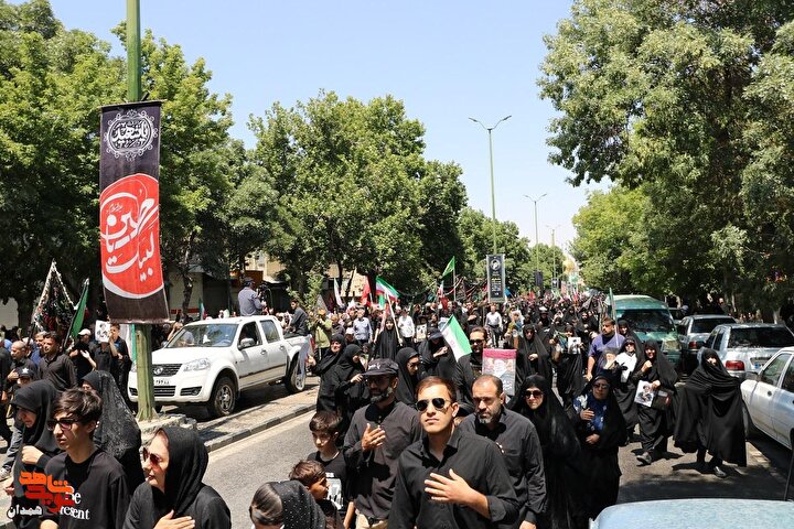 کلیپ| سری سوم عزاداری جاماندگان بدرقه آقای شهید