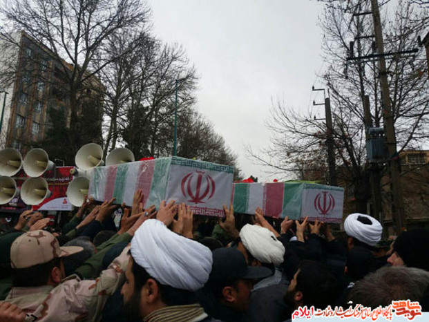 مراسم استقبال ، تشییع و با شهدای گمنام در استان ایلام