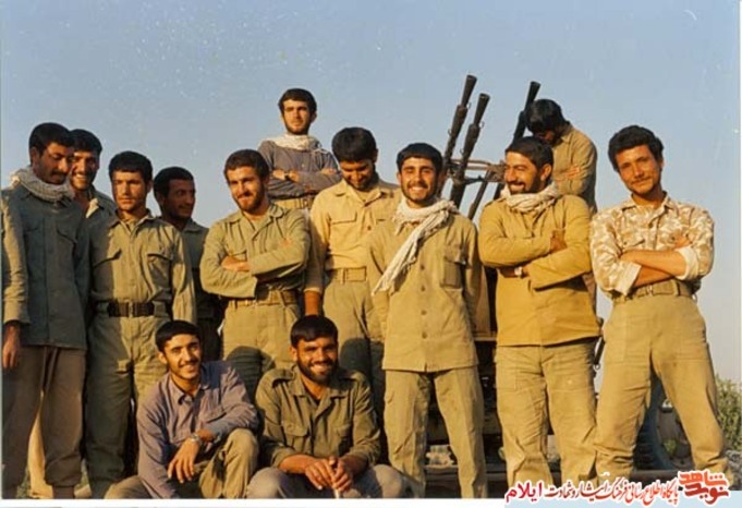 تصاویری از رزمندگان استان ایلام در مناطق جبهه و جنگ استان ایلام