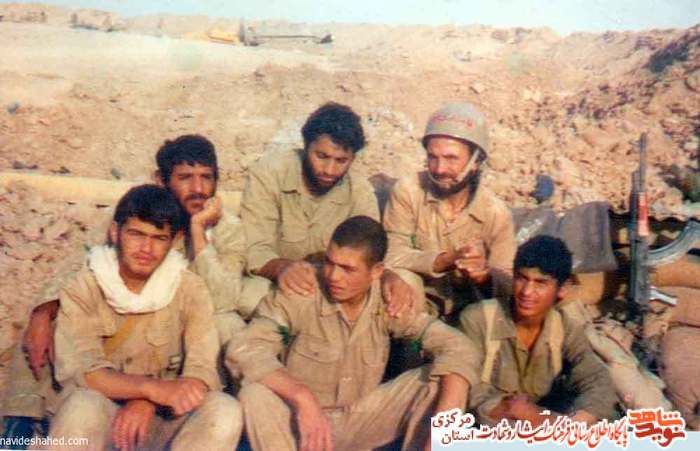 از چپ: شهید مصطفی میرزایی - شهید سید محمد حسینی - جعفر شانقی - ابوالفضل نوروزی