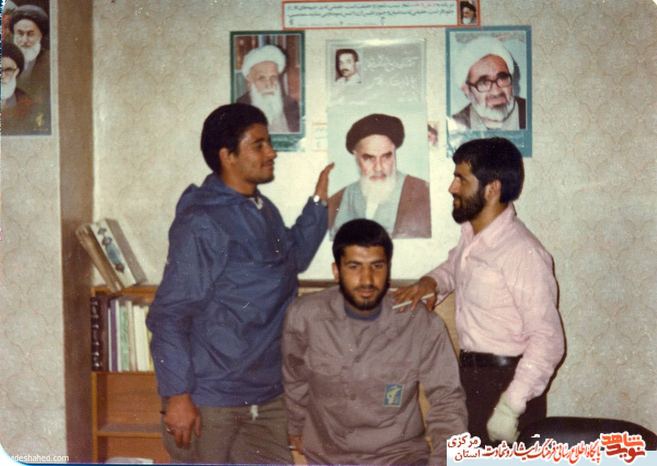 از چپ: شهید محمد هدایتی - بهروز تقی زاده - محمد بهرامی