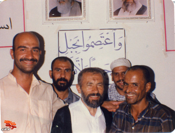 از چپ : حفیظ اله فضائلی - احمد بیات - حاج آقا ابوترابی - محمدرضا فلاحی - امیر افشین پور