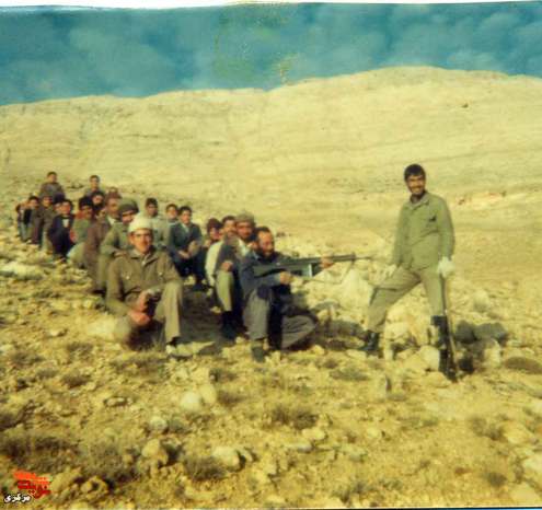آموزش نظامی بسیج 1360 - روستای اسفندان