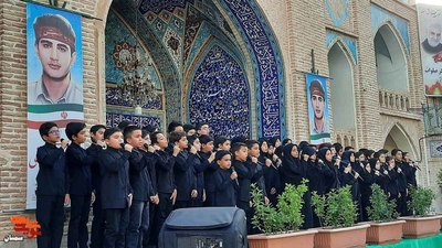 مراسم چهلم شهید غیرت حمیدرضا الداغی- بیستوچهارم خرداد ۱۴۰۲ گلزار شهدای امامزاده علی اشرف شهرستان سمنان