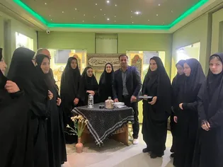 بازدید دانش‌آموزان دبیرستان دخترانه شاهد مشگین...