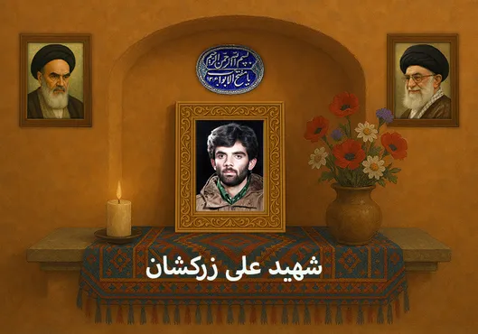 شهید «علی زرکشان» نجارزاده قزوینی که در‌...